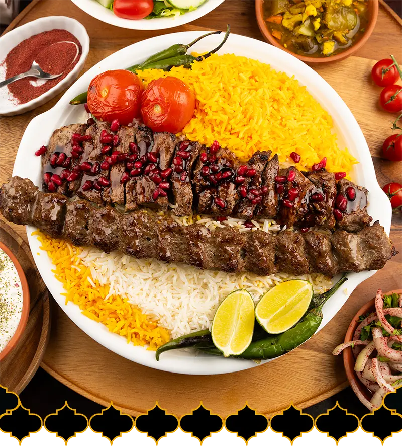 Royal Kebab with Torsh